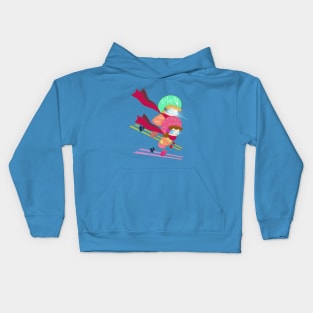 Skiers Kids Hoodie